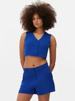 Gilet De Costume Court à Boutonnage Simple|Primark Online