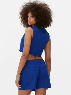 Gilet De Costume Court à Boutonnage Simple|Primark Online