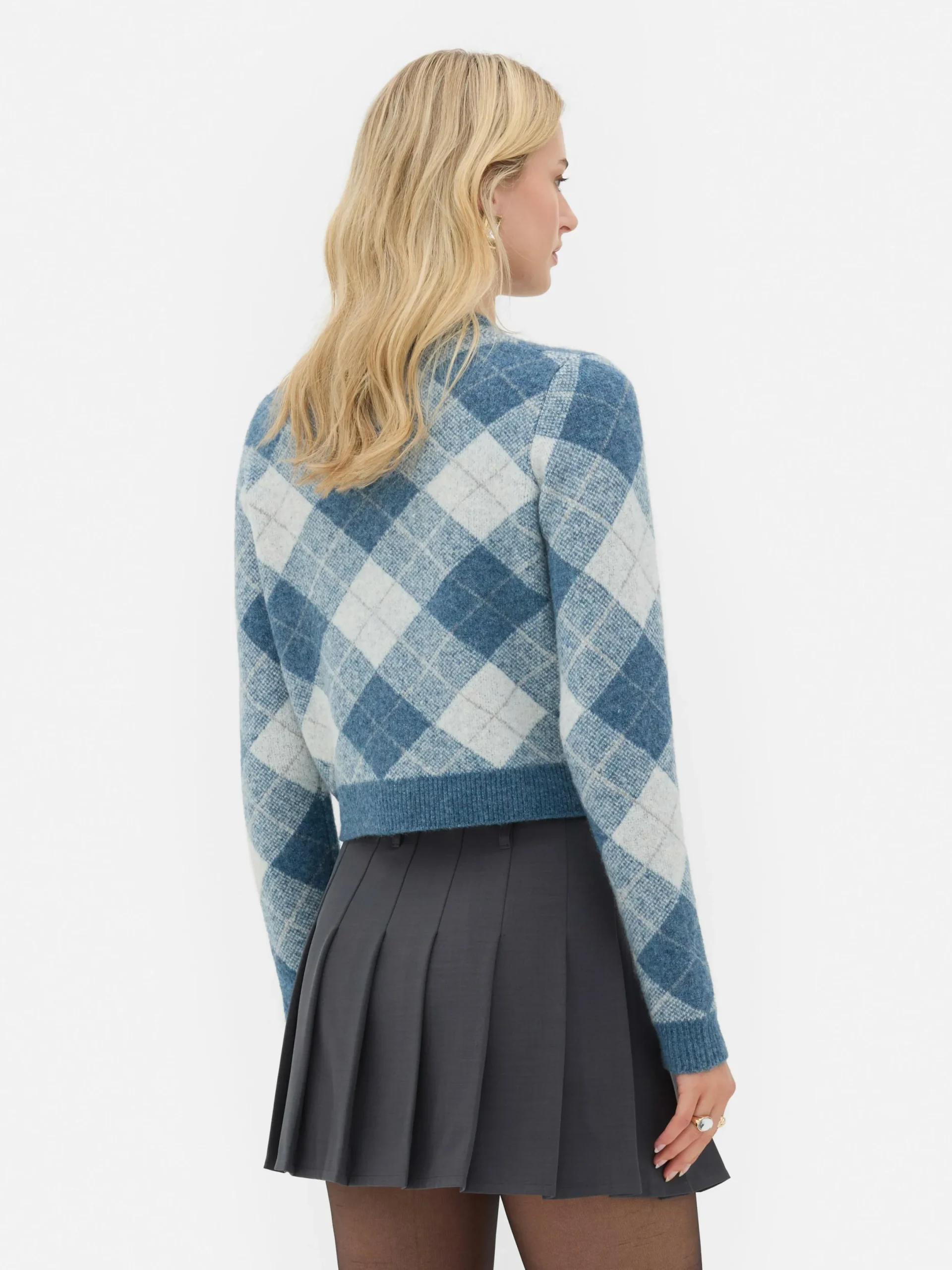 Gilet En Maille à Losanges à Coordonner Rita Ora|Primark Sale