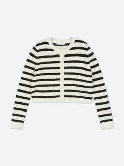 Gilet En Maille Boutonné|Primark Clearance