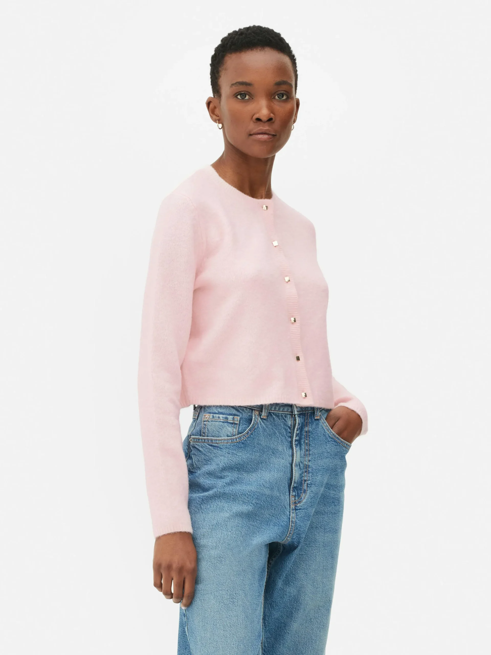 Gilet En Maille Boutonné|Primark Hot