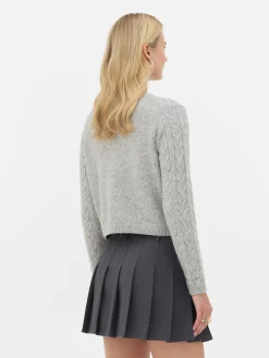 Gilet En Maille Torsadée Rita Ora|Primark Clearance