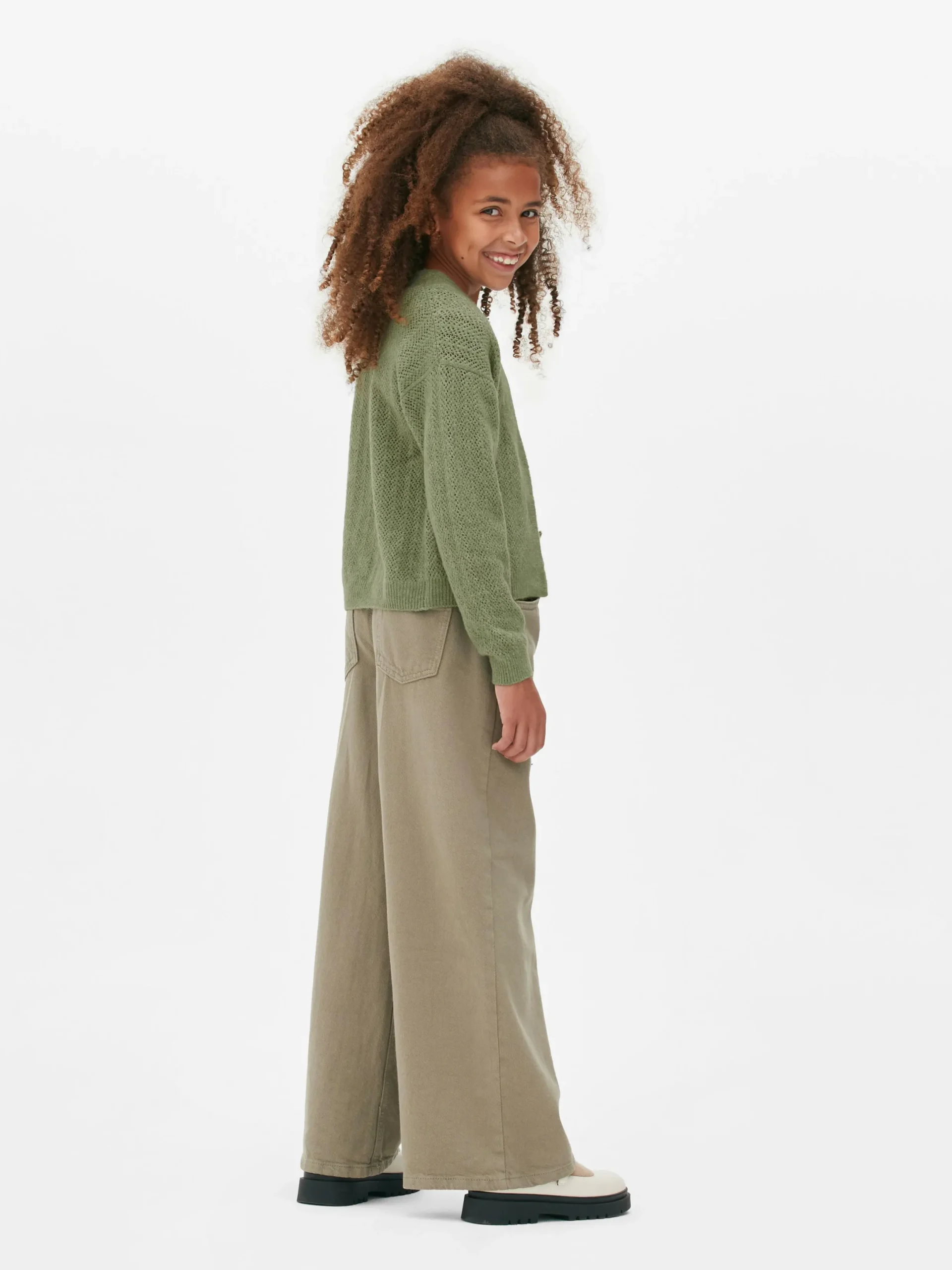 Gilet En Pointelle à Col En V|Primark Clearance