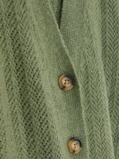 Gilet En Pointelle à Col En V|Primark Clearance