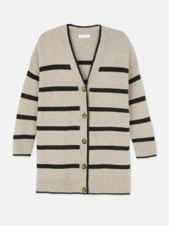 Gilet Long à Rayures|Primark Online