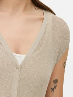 Gilet Long Sans Manches|Primark Clearance