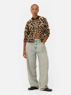 Gilet Style Blouson Bomber à Motif Léopard|Primark Online