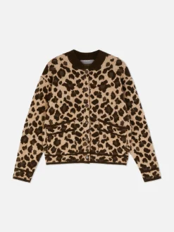 Gilet Style Blouson Bomber à Motif Léopard|Primark Online
