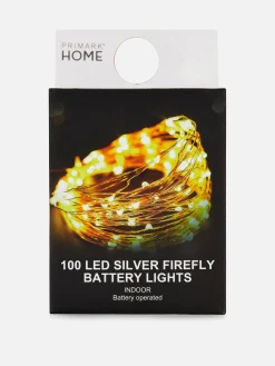 Guirlande Lumineuse à Piles 100 LED|Primark Clearance