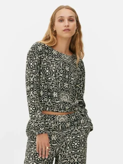 Haut à Manches Longues Avec Cordon De Serrage à Coordonner|Primark Outlet