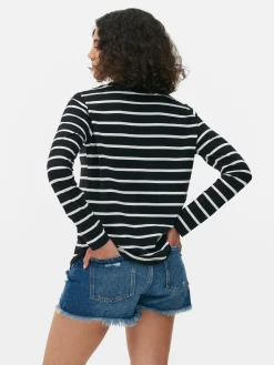 Haut à Rayures Et à Manches Longues|Primark Hot