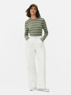 Haut à Rayures Et à Manches Longues|Primark Hot