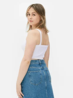 Haut Court à Texture Côtelée|Primark New