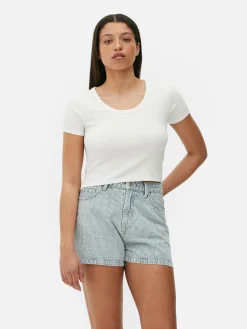 Haut Court Côtelé|Primark Online