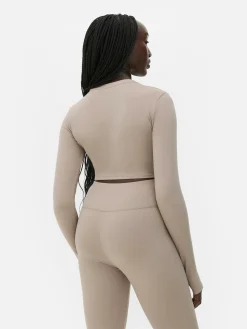 Haut Court De Sport à Manches Longues En Tissu Ultra-doux Rita Ora|Primark Outlet