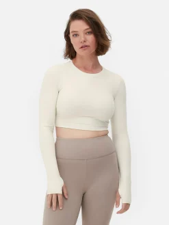 Haut Court De Sport à Manches Longues En Tissu Ultra-doux Rita Ora|Primark Hot