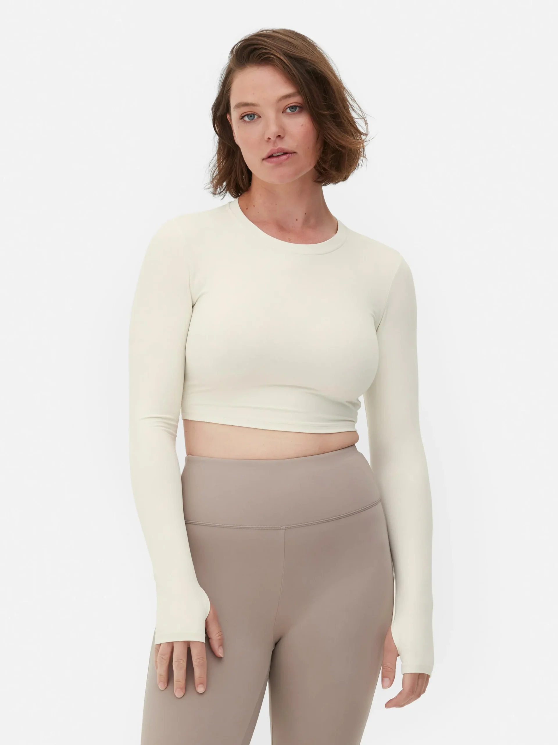 Haut Court De Sport à Manches Longues En Tissu Ultra-doux Rita Ora|Primark Hot