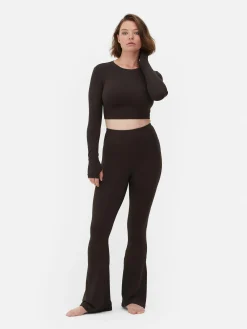 Haut Court De Sport à Manches Longues En Tissu Ultra-doux Rita Ora|Primark Clearance