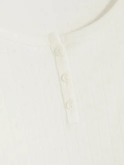 Haut De Pyjama En Pointelle Manche Longue|Primark Discount