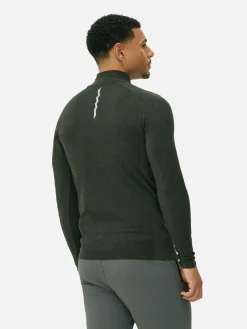 Haut De Sport à Manches Longues Et Col Zippé|Primark Sale