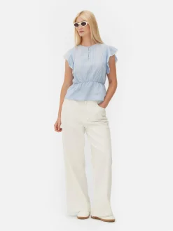 Haut Sans Manches En Broderie Anglaise|Primark Online