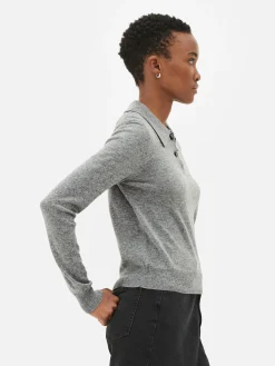 Haut Tricoté à Col Et à Manches Longues|Primark