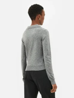 Haut Tricoté à Col Et à Manches Longues|Primark