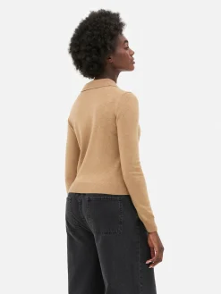 Haut Tricoté à Col Et à Manches Longues|Primark Clearance