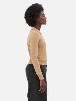 Haut Tricoté à Col Et à Manches Longues|Primark Clearance