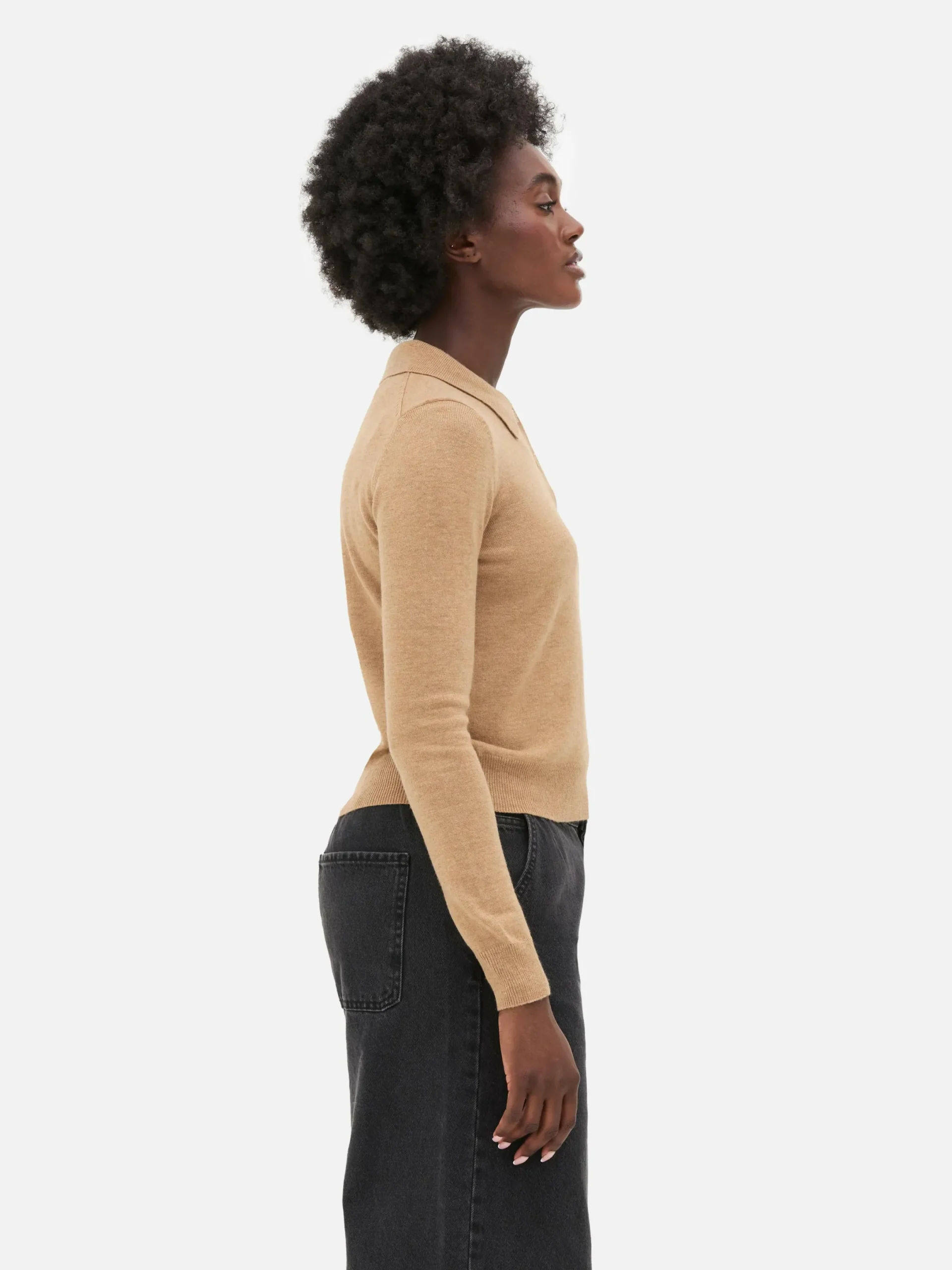 Haut Tricoté à Col Et à Manches Longues|Primark Clearance