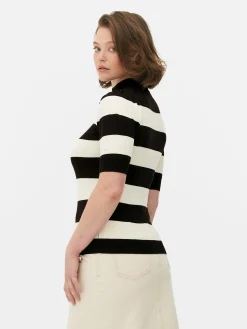 Haut Tricoté à Col Montant Et Manches Bouffantes|Primark Best