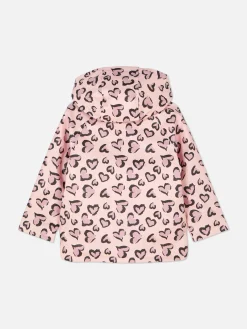 Imperméable à Motif Cœur Léopard|Primark Clearance