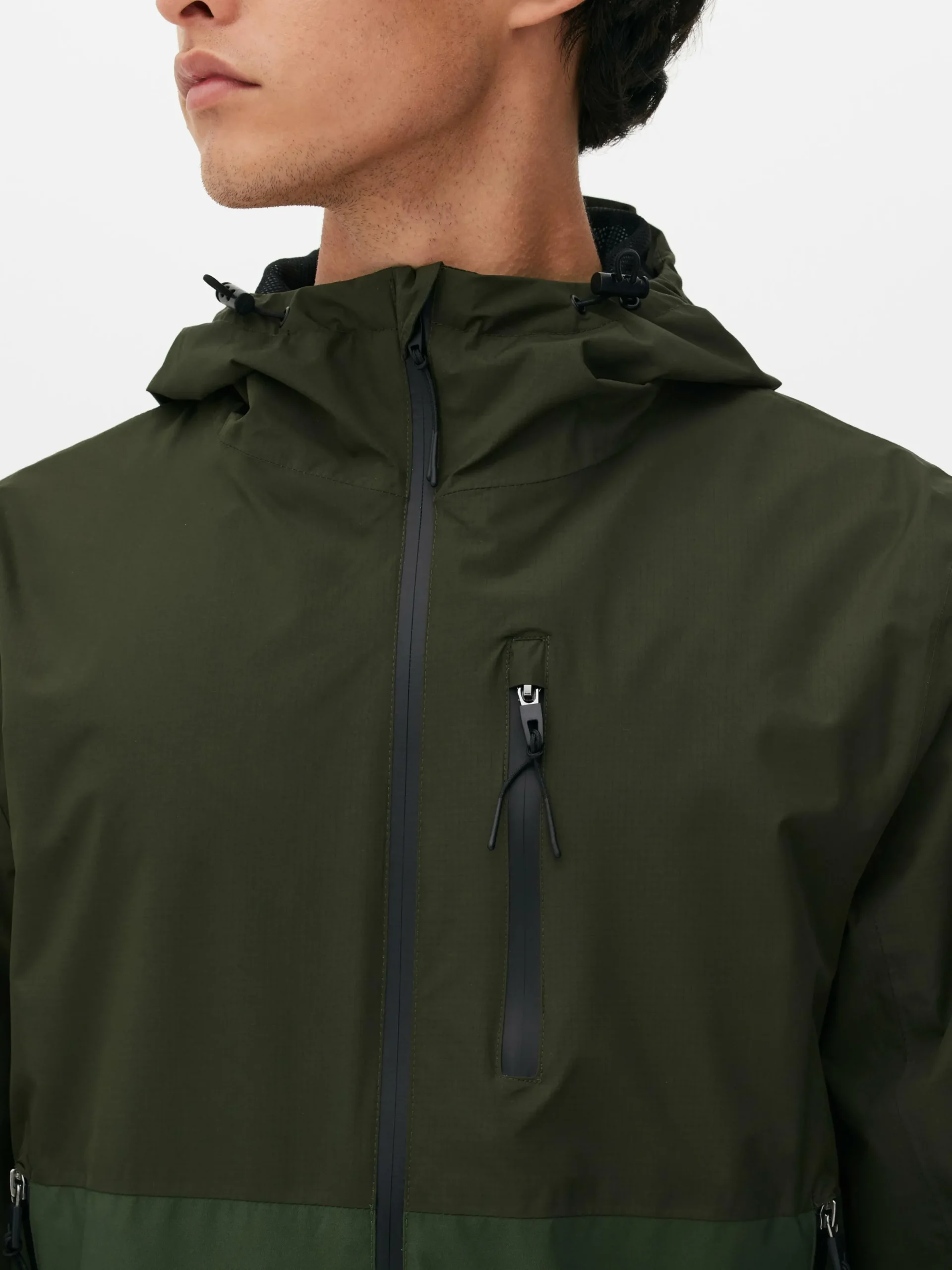 Imperméable Color Block à Poches Multiples|Primark Hot