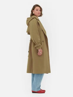 Imperméable Croisé à Capuche Rita Ora|Primark Discount