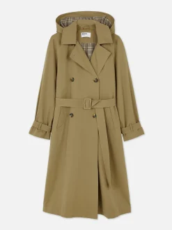 Imperméable Croisé à Capuche Rita Ora|Primark Discount