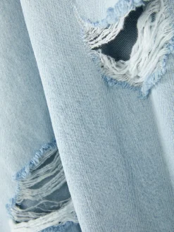 Jean Denim Ample à Effet Vieilli|Primark Best