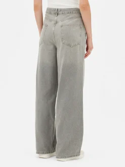 Jean Denim Ample à Effet Vieilli|Primark New