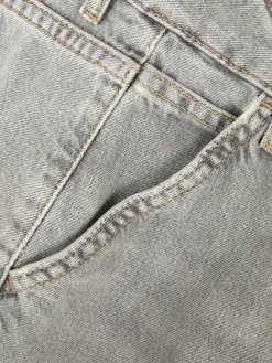 Jean Denim Ample à Effet Vieilli|Primark New