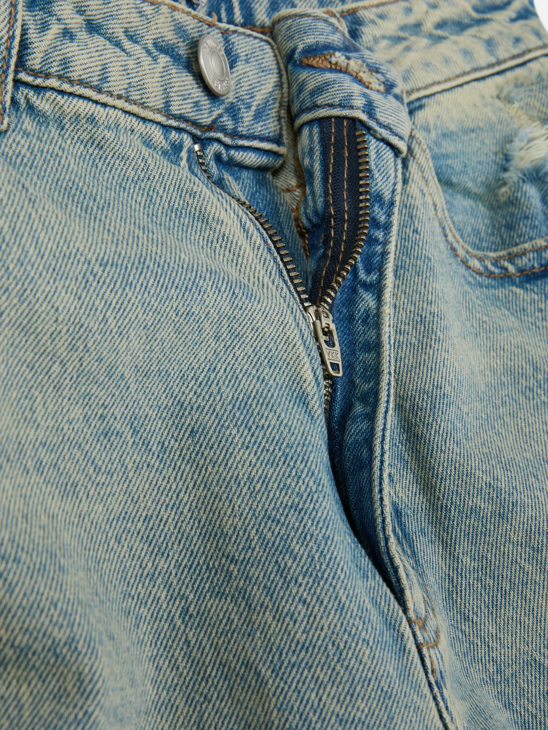 Jean Mom En Denim Déchiré|Primark Discount