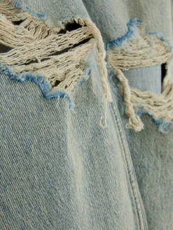 Jean Mom En Denim Déchiré|Primark Discount