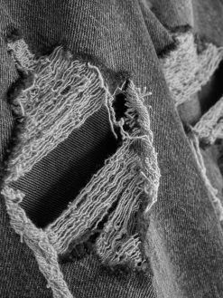 Jean Mom En Denim Déchiré|Primark Clearance