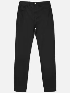 Jean Skinny Enduit à Taille Haute|Primark Best