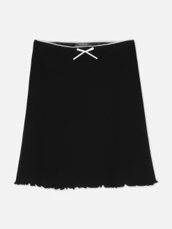 Jupe Côtelée à Bord Ondulé|Primark Best