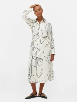 Jupe Portefeuille Mi-longue Graphique à Coordonner|Primark Online