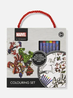 Kit De Coloriage à Transporter Marvel Avengers|Primark Sale