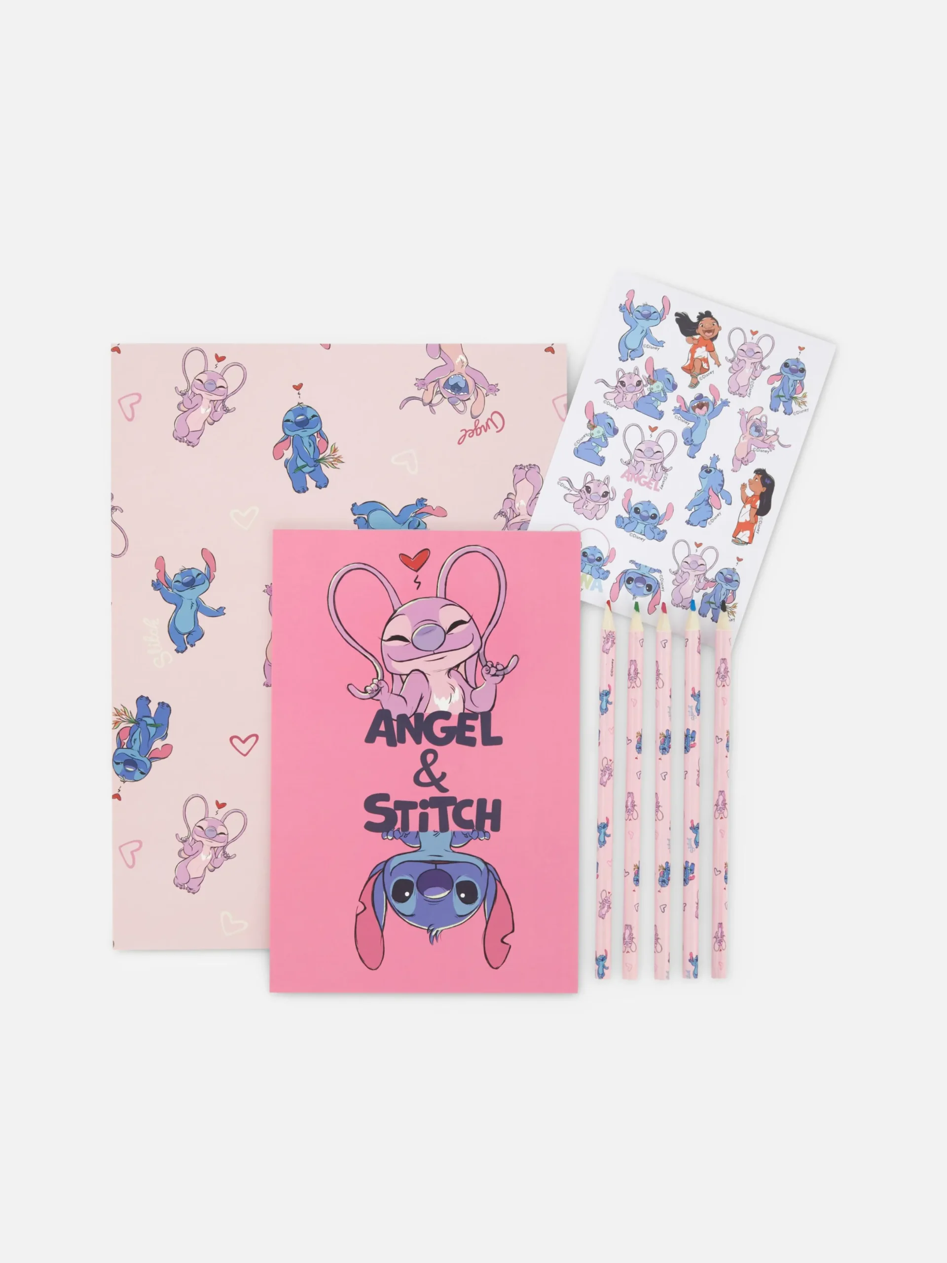 Kit De Coloriage Disney Stitch Et Angel|Primark Discount