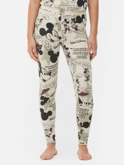 Legging De Pyjama à Motif Rétro Disney Mickey Mouse|Primark Clearance