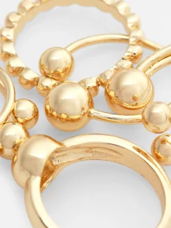 Lot De 5 Bagues Orbes à Superposer|Primark Best