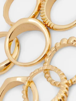 Lot De 8 Bagues Variées|Primark Hot