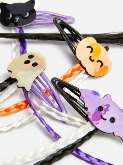 Lot De 4 Barrettes à Tresses Halloween|Primark Discount